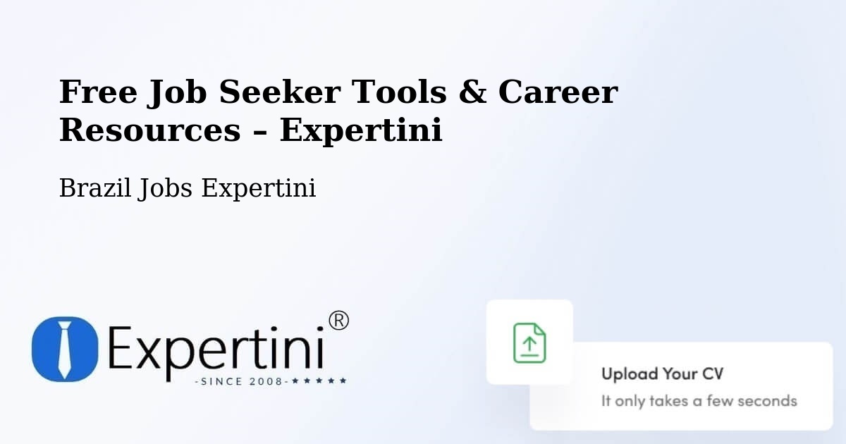 Free Job Seeker Tools & Career Resources – Ibitinga - Ibitinga, Brazil Jobs Expertini