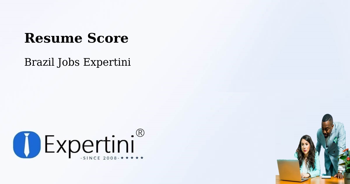 Resume Score & Job Description Match Tool – Ibitinga - Brazil Jobs Expertini